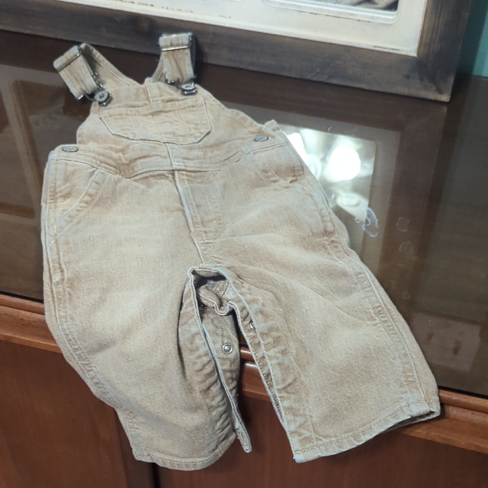 GAP Tan Corduroy Overalls Relaxed Fit